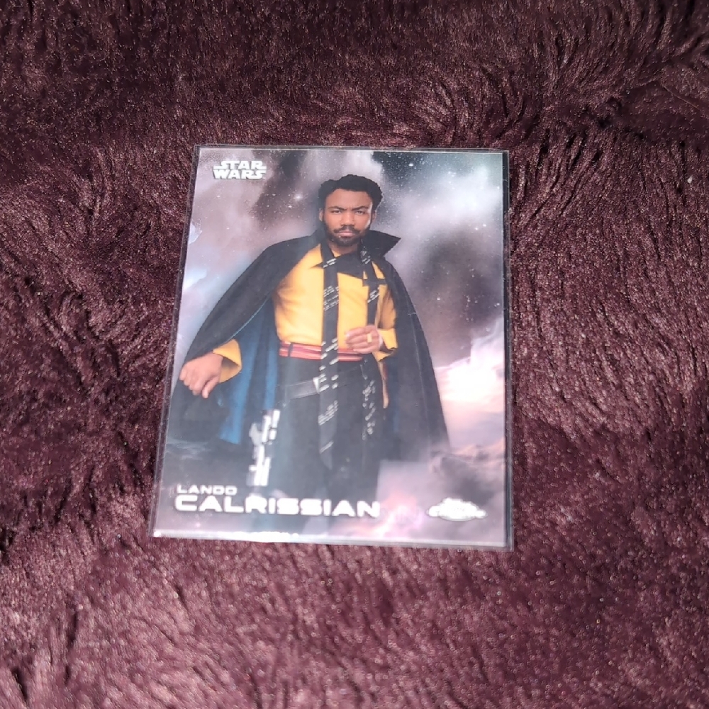3$ Add On⭐2025 Topps Chrome STAR WARS Lando Calrissian Base Card